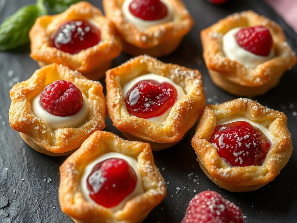 Raspberry Danish Bites