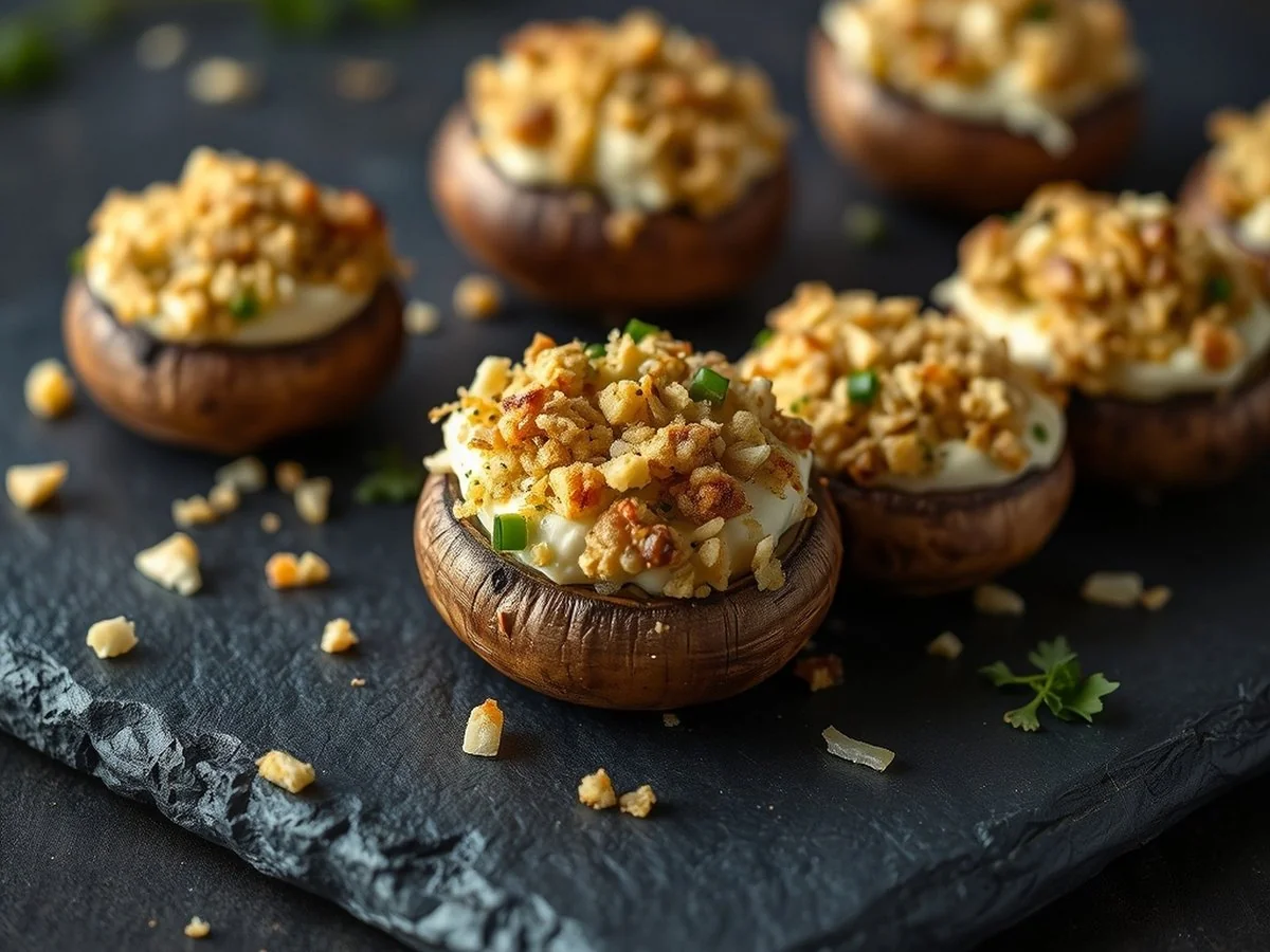 Cheese-Stuffed Mushrooms