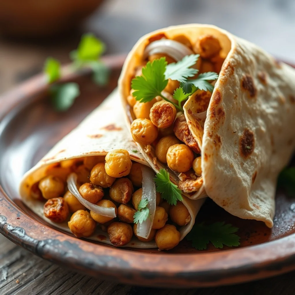 Chickpea Wrap Main