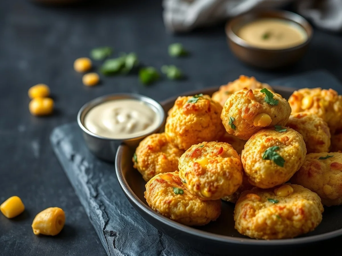 Cheesy Corn Nuggets