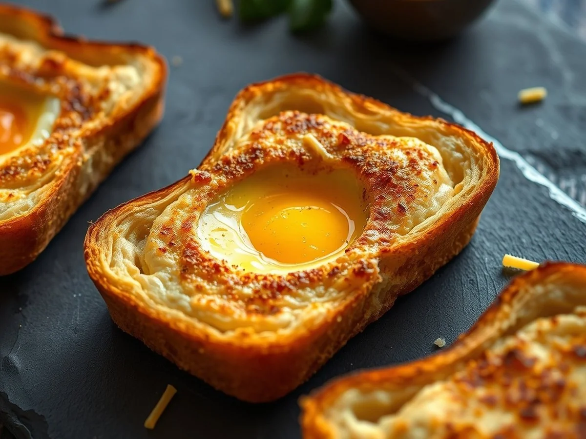 Cheesy Egg-in-a-Hole Toast