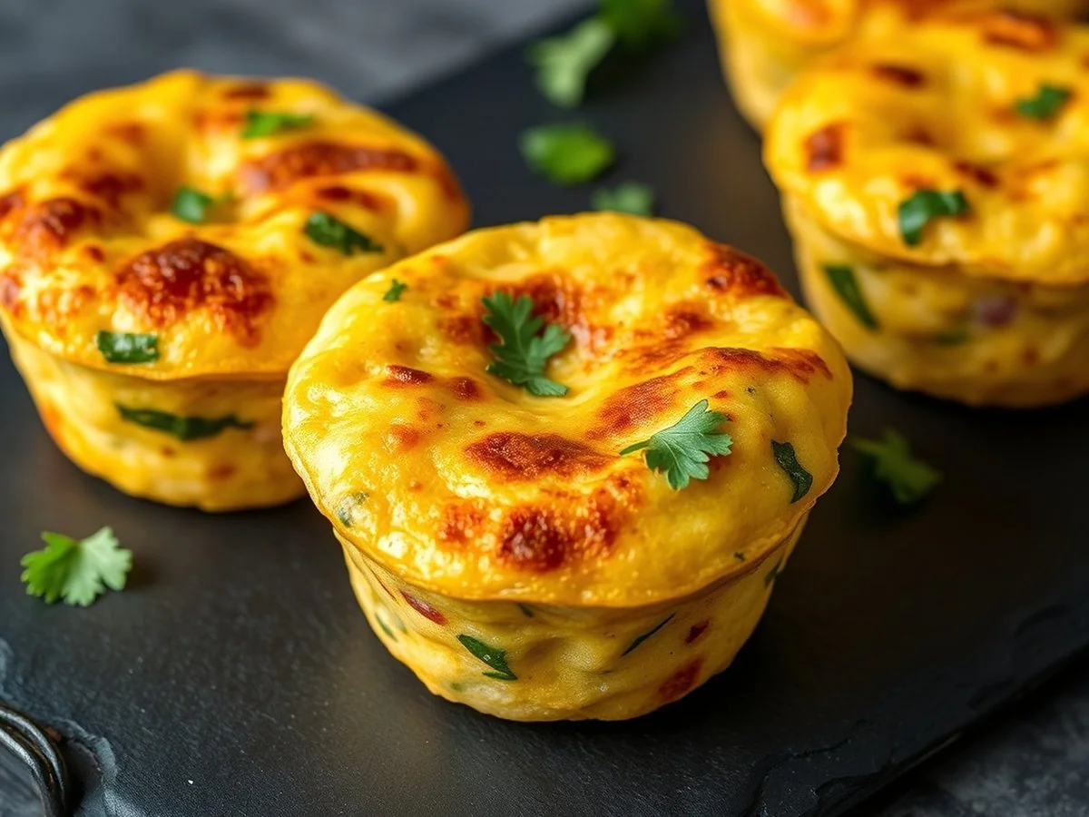 Masala Omelette Muffins