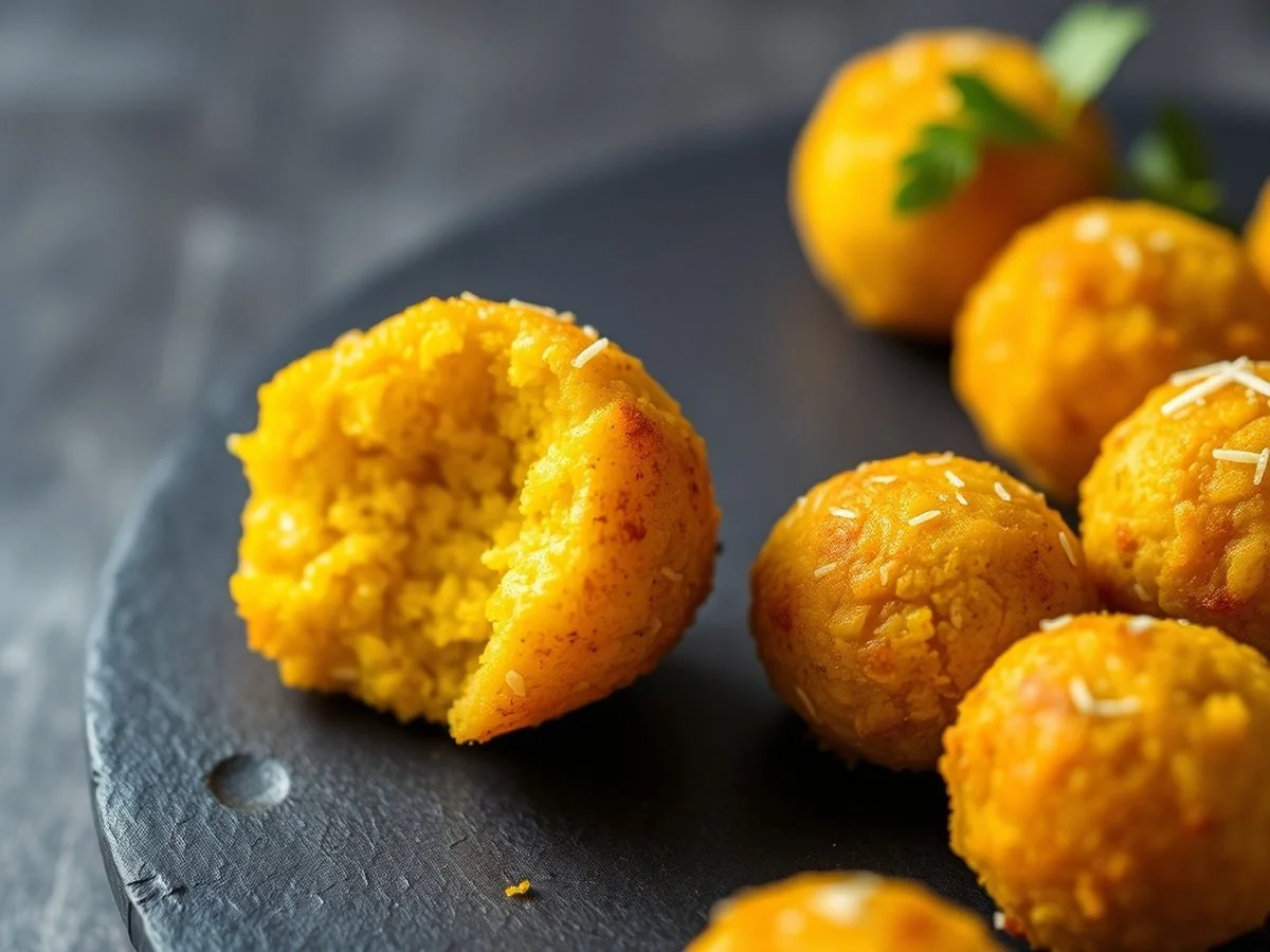 Saffron Risotto Balls