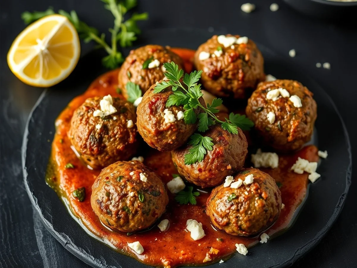Mediterranean Herbed Lamb Meatballs