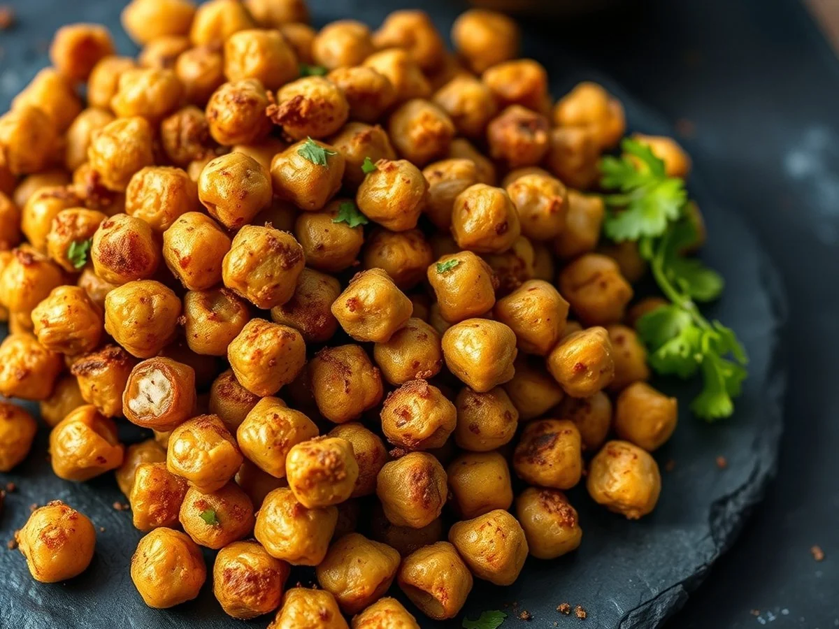 Crunchy Spiced Chickpeas