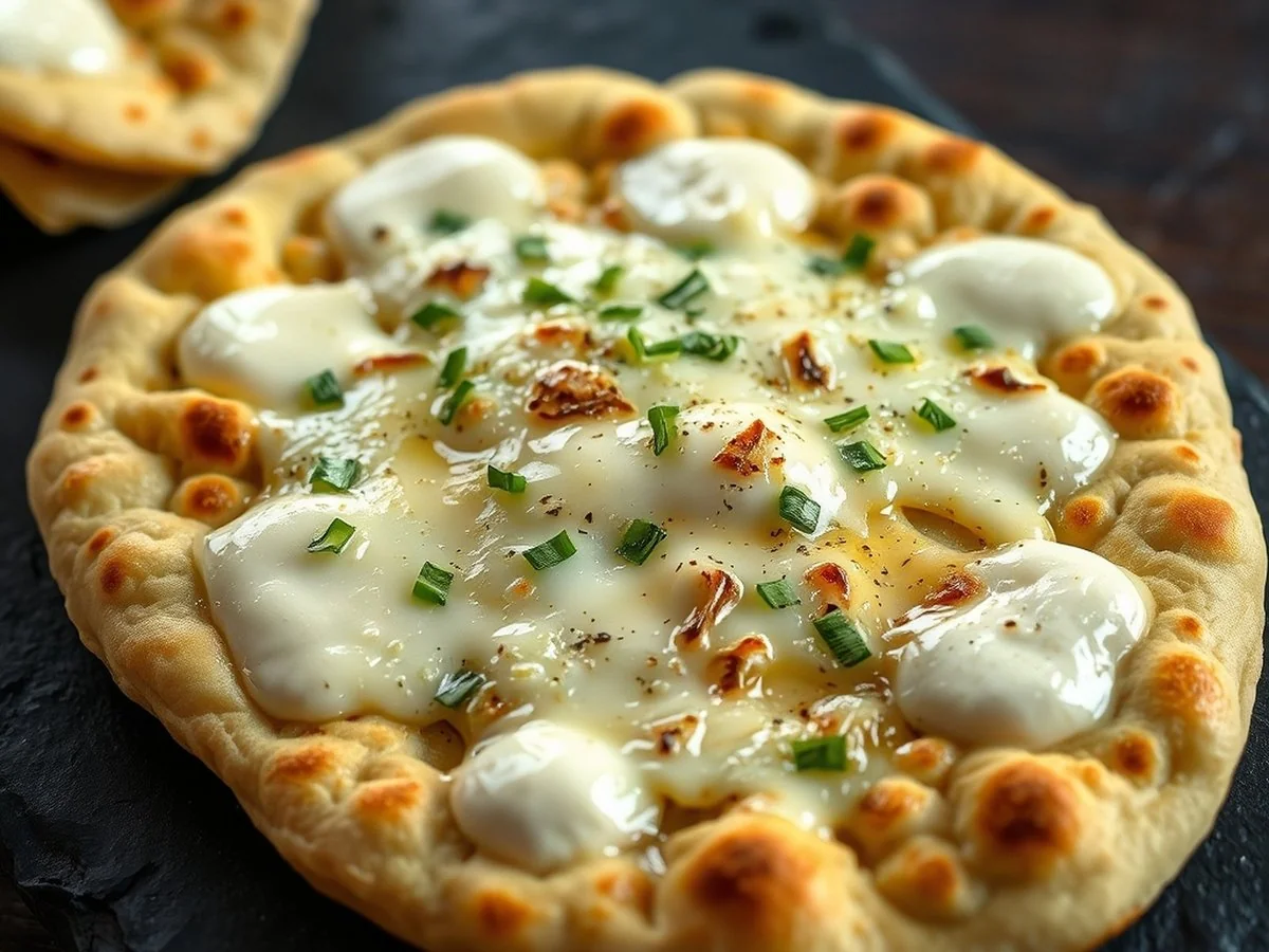 Cheesy Garlic Flatbread
