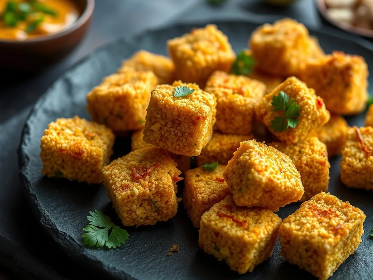 Crunchy Paneer Popcorn Bites
