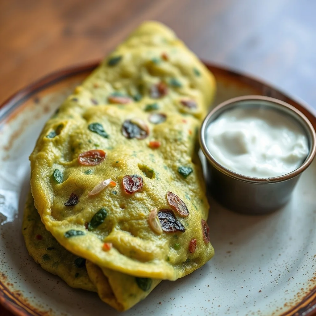 Spinach Cheela