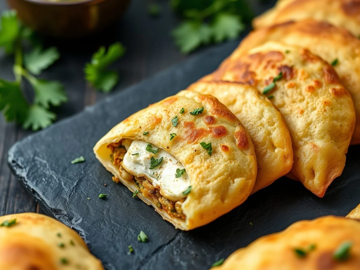 Stuffed Paneer Pockets