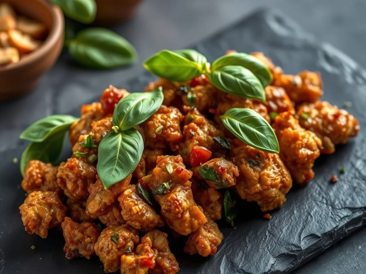 Crispy Thai Basil Chicken