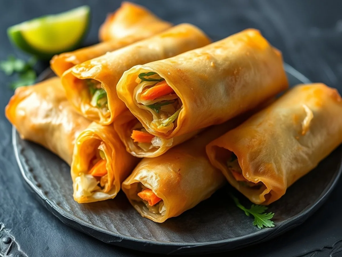 Crispy Vegetable Spring Rolls
