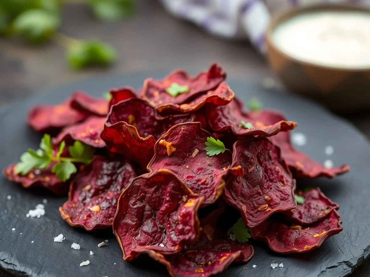 Spiced Beet Chips