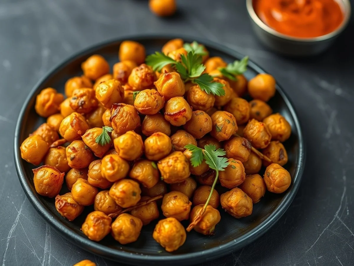 Harissa Crunch Chickpeas